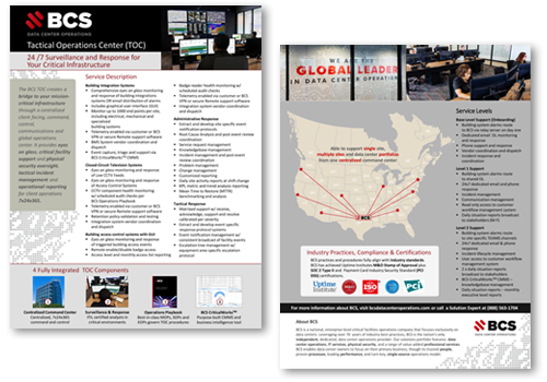 Data sheet design services